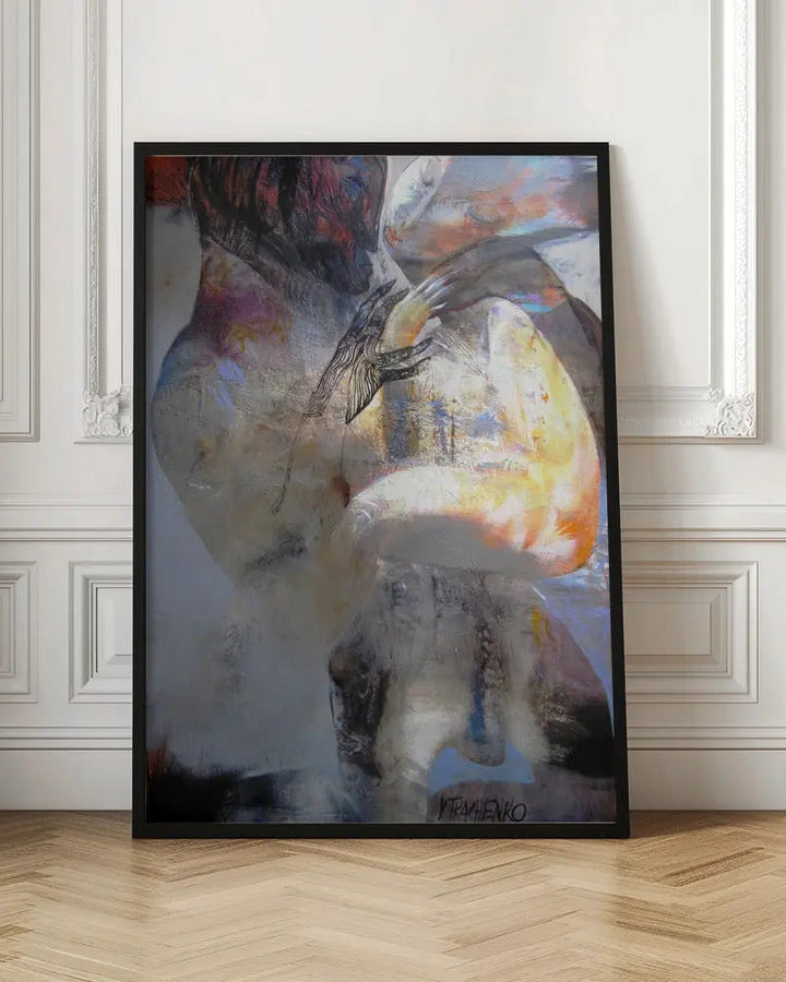 Gold Fish - Stretched Canvas, Poster or Fine Art Print I Heart Wall Art