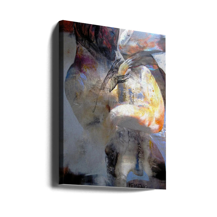 Gold Fish - Stretched Canvas, Poster or Fine Art Print I Heart Wall Art