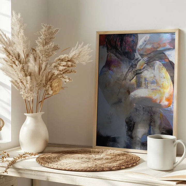 Gold Fish - Stretched Canvas, Poster or Fine Art Print I Heart Wall Art