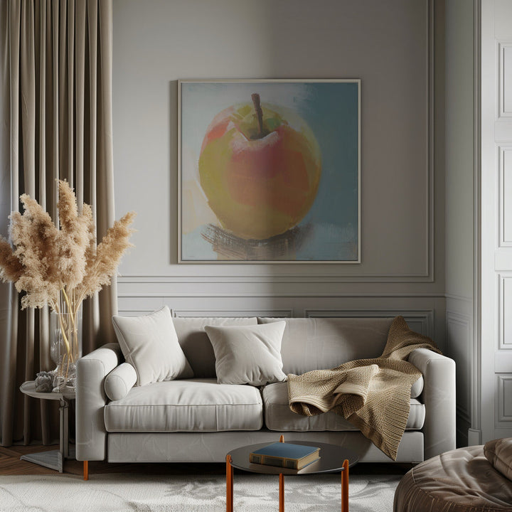 Golden Delicious - Square Stretched Canvas, Poster or Fine Art Print I Heart Wall Art