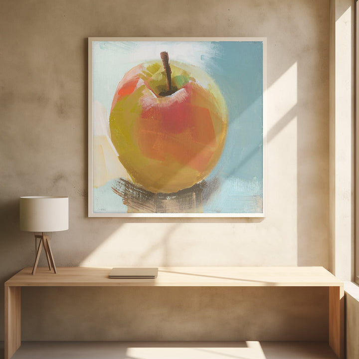 Golden Delicious - Square Stretched Canvas, Poster or Fine Art Print I Heart Wall Art