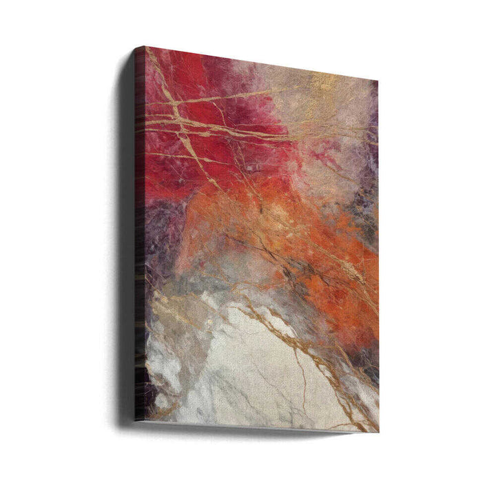 Golden Fluid Marble - Stretched Canvas, Poster or Fine Art Print - I Heart Wall Art - Poster Print, Canvas Print or Framed Art Print