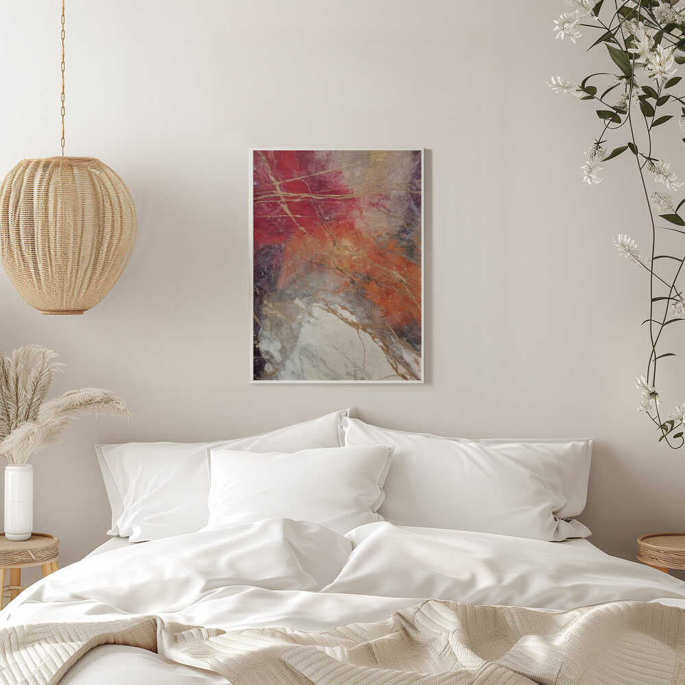 Golden Fluid Marble - Stretched Canvas, Poster or Fine Art Print - I Heart Wall Art - Poster Print, Canvas Print or Framed Art Print