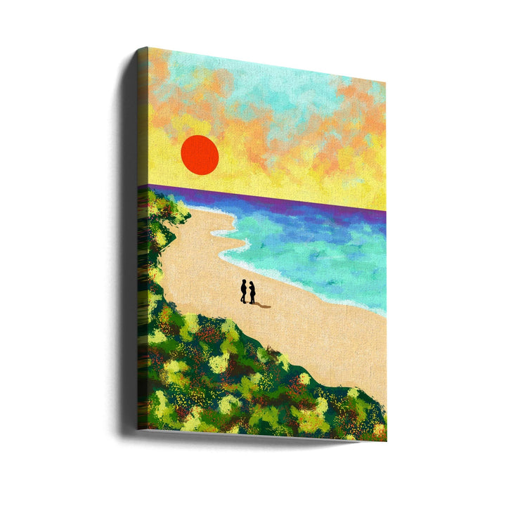 Golden Glow - Stretched Canvas, Poster or Fine Art Print I Heart Wall Art