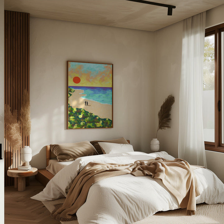 Golden Glow - Stretched Canvas, Poster or Fine Art Print I Heart Wall Art