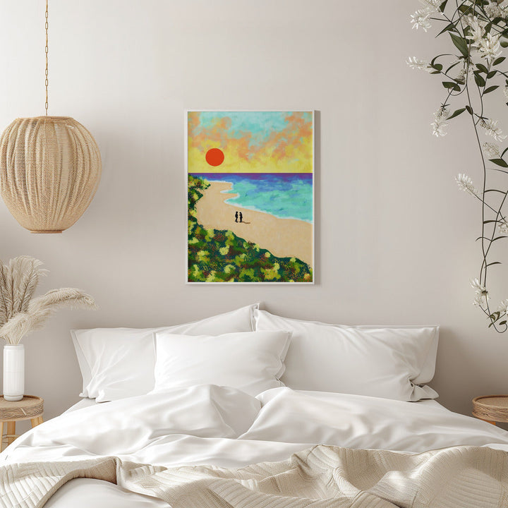Golden Glow - Stretched Canvas, Poster or Fine Art Print I Heart Wall Art