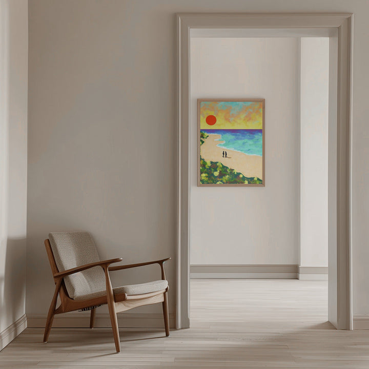 Golden Glow - Stretched Canvas, Poster or Fine Art Print I Heart Wall Art