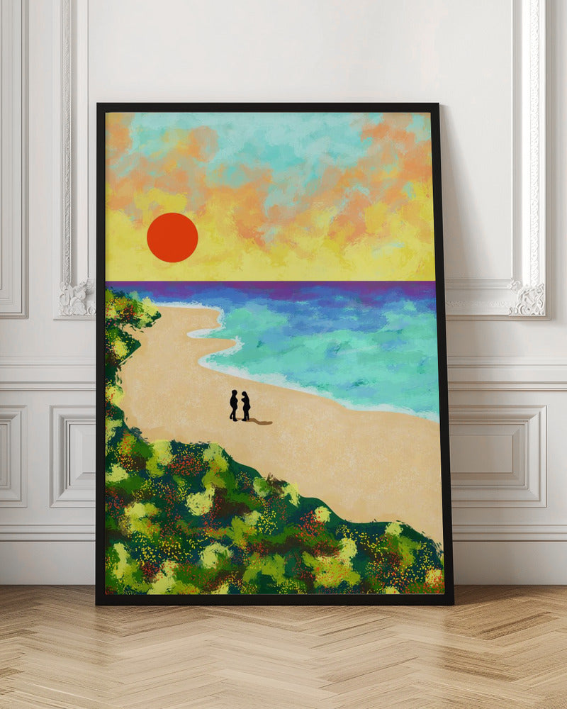 Golden Glow - Stretched Canvas, Poster or Fine Art Print I Heart Wall Art