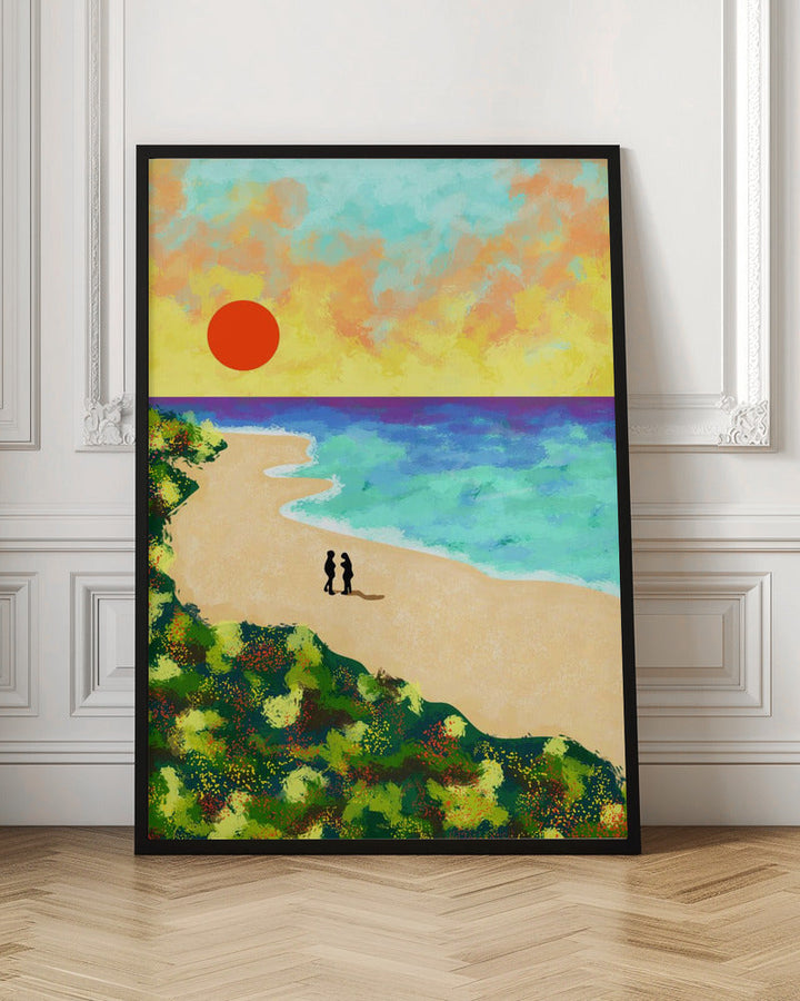 Golden Glow - Stretched Canvas, Poster or Fine Art Print I Heart Wall Art