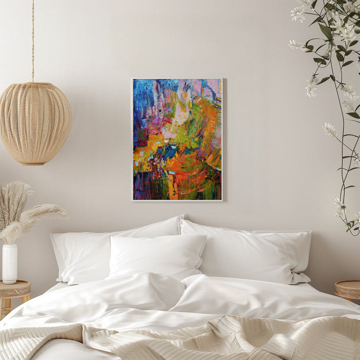 Golden Heart - Stretched Canvas, Poster or Fine Art Print I Heart Wall Art