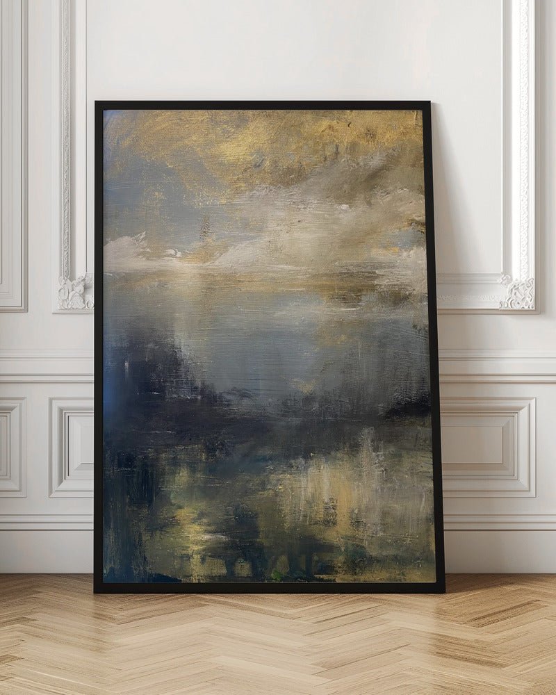 Golden Morning Landscape - Stretched Canvas, Poster or Fine Art Print - I Heart Wall Art - Poster Print, Canvas Print or Framed Art Print