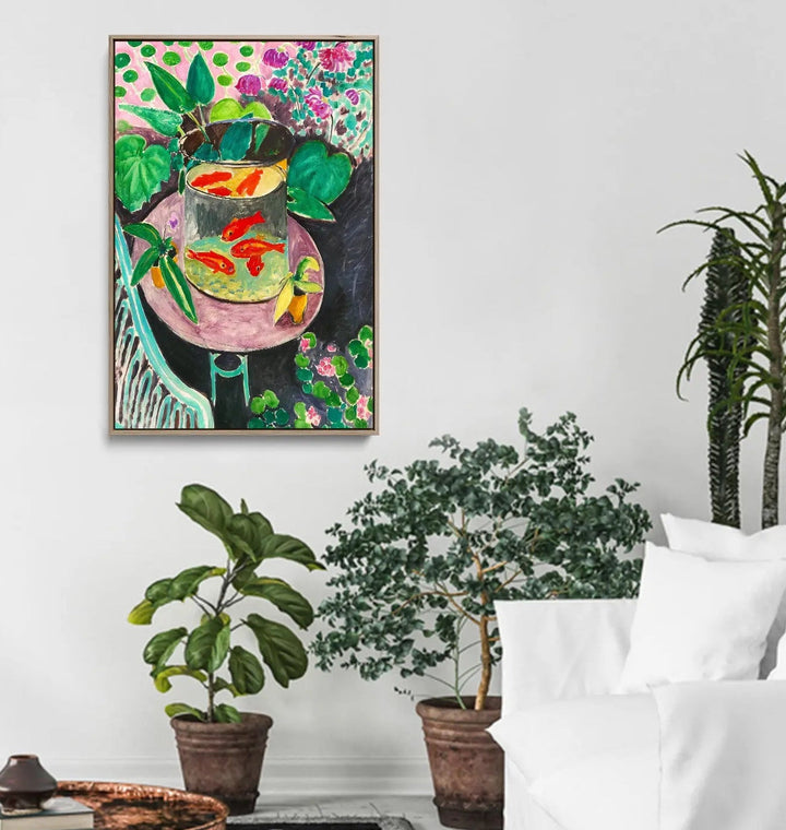 Goldfish by Henri Matisse - Stretched Canvas Print or Framed Fine Art Print - Artwork I Heart Wall Art Australia 