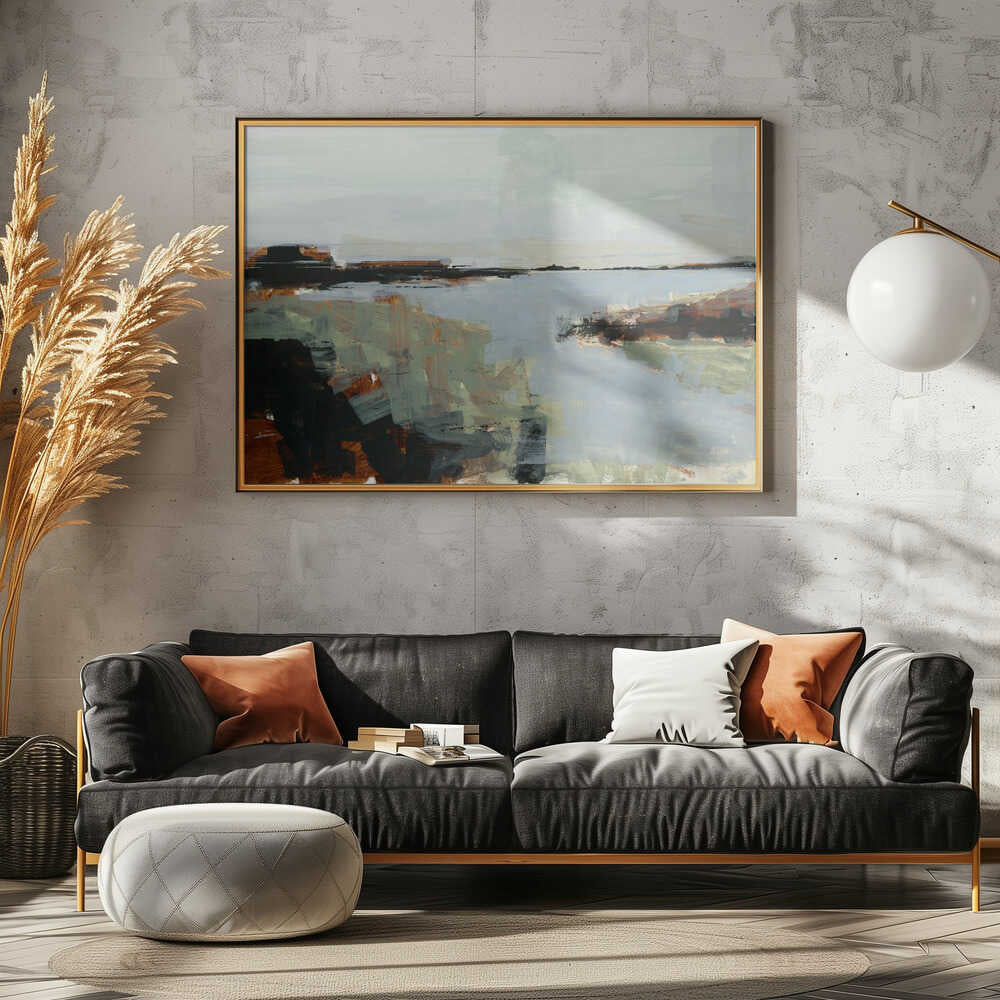 Gone Fishing - Stretched Canvas, Poster or Fine Art Print - I Heart Wall Art - Poster Print, Canvas Print or Framed Art Print