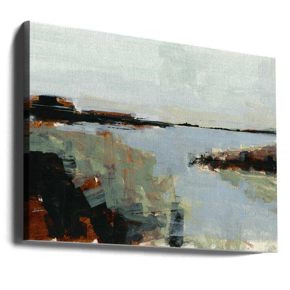 Gone Fishing - Stretched Canvas, Poster or Fine Art Print - I Heart Wall Art - Poster Print, Canvas Print or Framed Art Print
