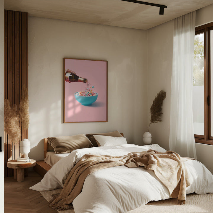 Good Morning - Stretched Canvas, Poster or Fine Art Print I Heart Wall Art