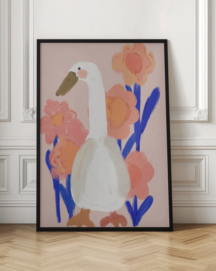 Goose At Spring - Stretched Canvas, Poster or Fine Art Print I Heart Wall Art