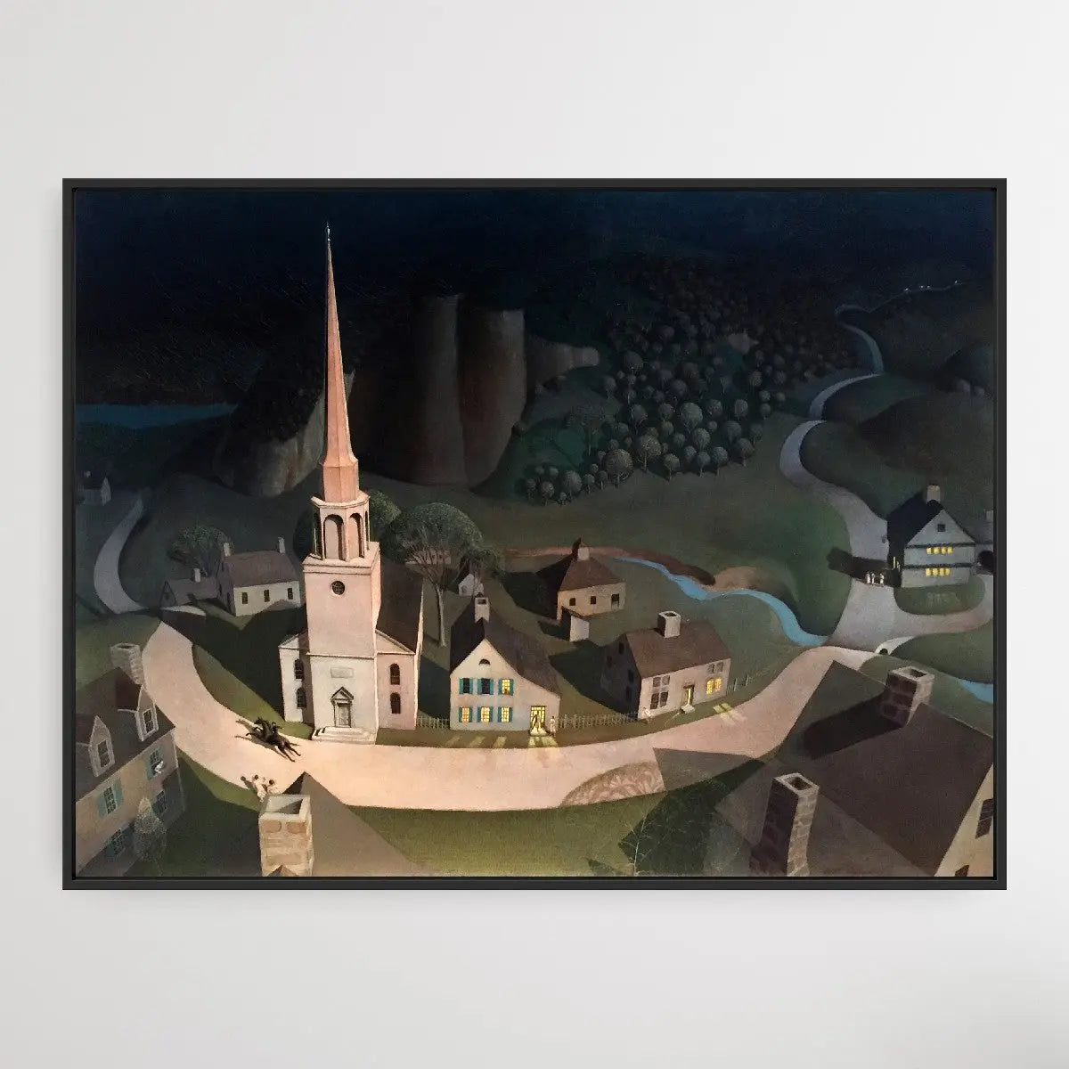 Grant Wood's The Midnight Ride of Paul Revere (1931) I Heart Wall Art Australia 