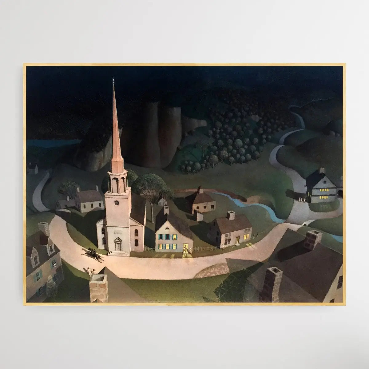 Grant Wood's The Midnight Ride of Paul Revere (1931) I Heart Wall Art Australia 