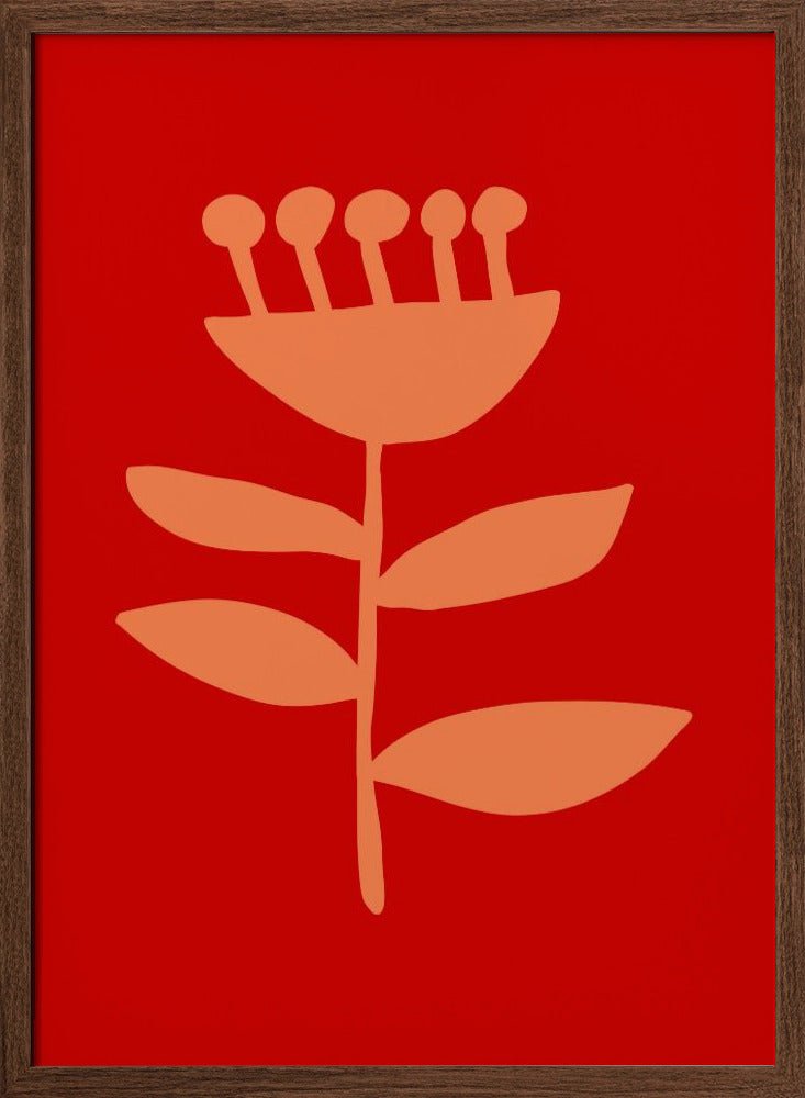 Graphic Floral I - Stretched Canvas, Poster or Fine Art Print - I Heart Wall Art - Poster Print, Canvas Print or Framed Art Print