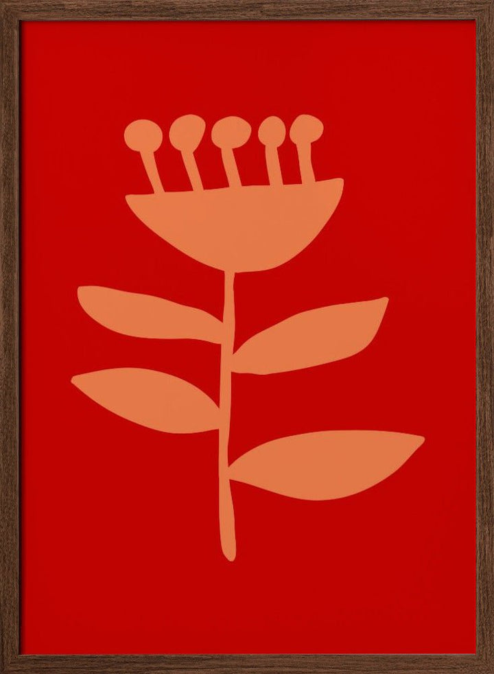 Graphic Floral I - Stretched Canvas, Poster or Fine Art Print - I Heart Wall Art - Poster Print, Canvas Print or Framed Art Print
