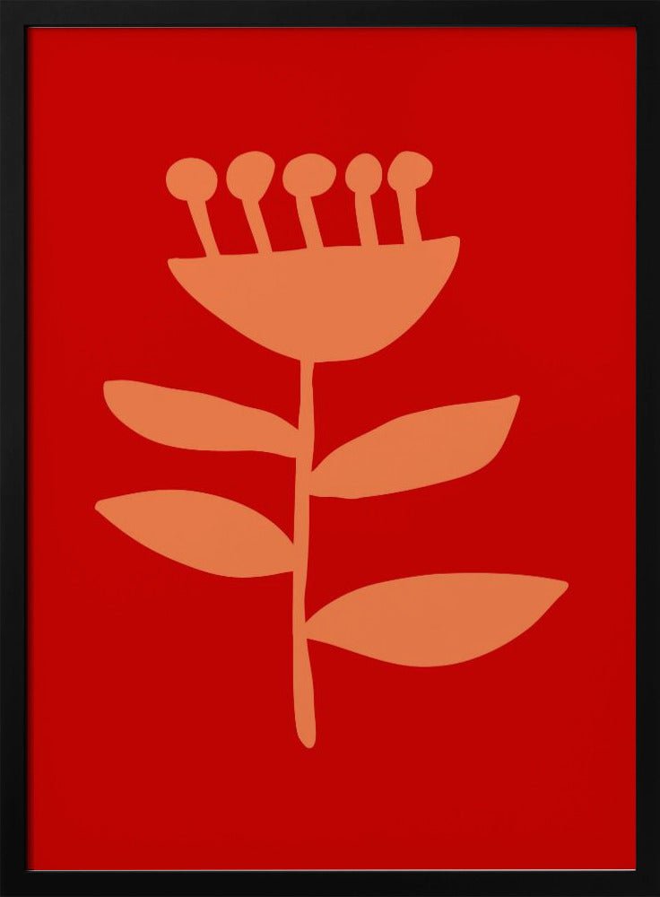 Graphic Floral I - Stretched Canvas, Poster or Fine Art Print - I Heart Wall Art - Poster Print, Canvas Print or Framed Art Print