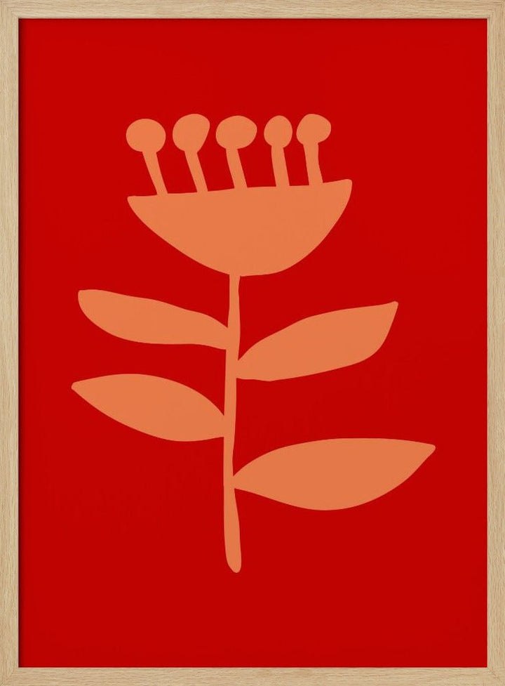 Graphic Floral I - Stretched Canvas, Poster or Fine Art Print - I Heart Wall Art - Poster Print, Canvas Print or Framed Art Print