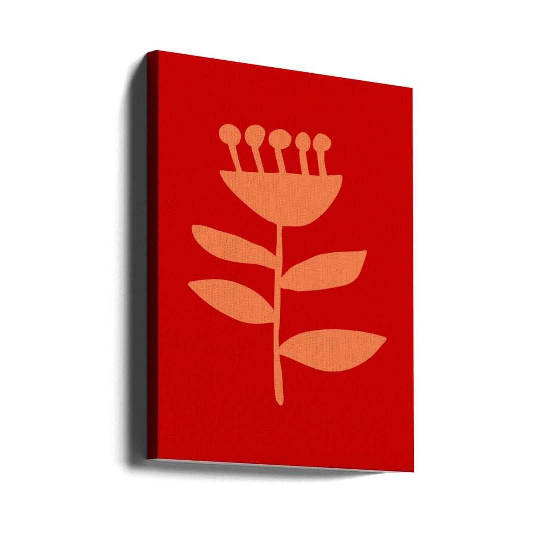 Graphic Floral I - Stretched Canvas, Poster or Fine Art Print - I Heart Wall Art - Poster Print, Canvas Print or Framed Art Print