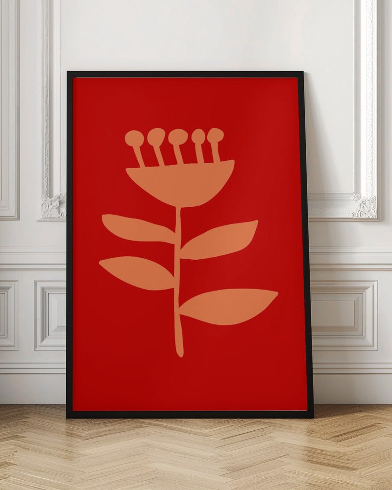 Graphic Floral I - Stretched Canvas, Poster or Fine Art Print - I Heart Wall Art - Poster Print, Canvas Print or Framed Art Print