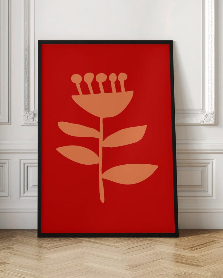 Graphic Floral I - Stretched Canvas, Poster or Fine Art Print - I Heart Wall Art - Poster Print, Canvas Print or Framed Art Print