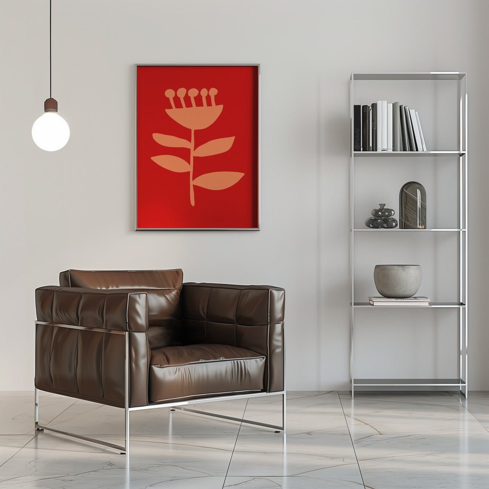 Graphic Floral I - Stretched Canvas, Poster or Fine Art Print - I Heart Wall Art - Poster Print, Canvas Print or Framed Art Print