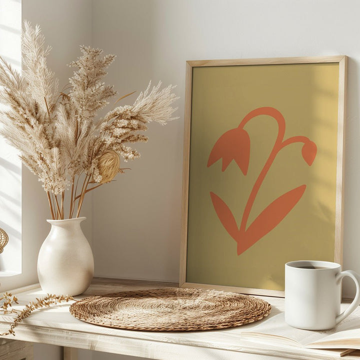 Graphic Floral II - Stretched Canvas, Poster or Fine Art Print - I Heart Wall Art - Poster Print, Canvas Print or Framed Art Print