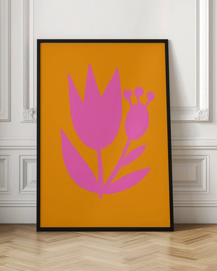Graphic Floral IV - Stretched Canvas, Poster or Fine Art Print - I Heart Wall Art - Poster Print, Canvas Print or Framed Art Print