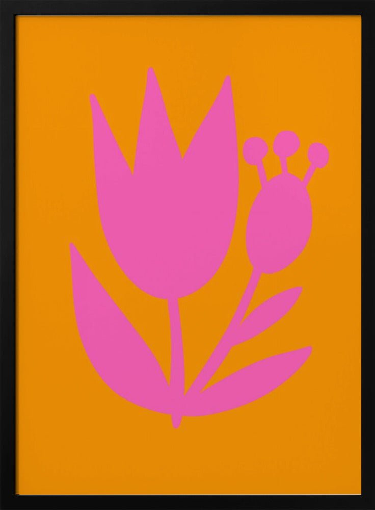 Graphic Floral IV - Stretched Canvas, Poster or Fine Art Print - I Heart Wall Art - Poster Print, Canvas Print or Framed Art Print