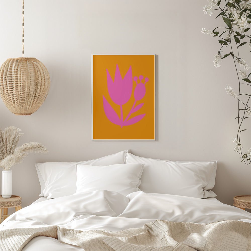 Graphic Floral IV - Stretched Canvas, Poster or Fine Art Print - I Heart Wall Art - Poster Print, Canvas Print or Framed Art Print
