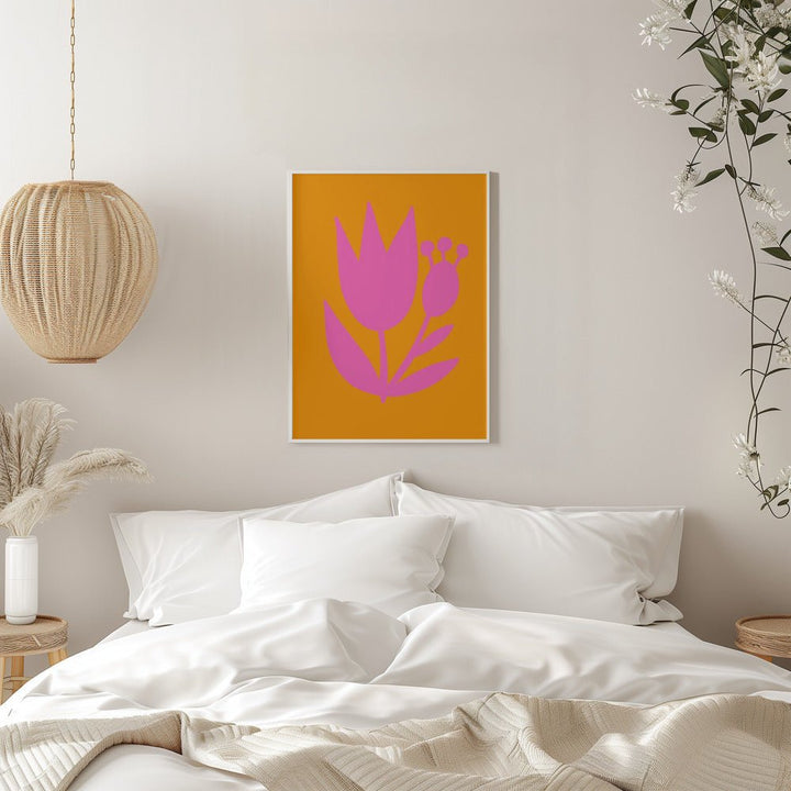 Graphic Floral IV - Stretched Canvas, Poster or Fine Art Print - I Heart Wall Art - Poster Print, Canvas Print or Framed Art Print