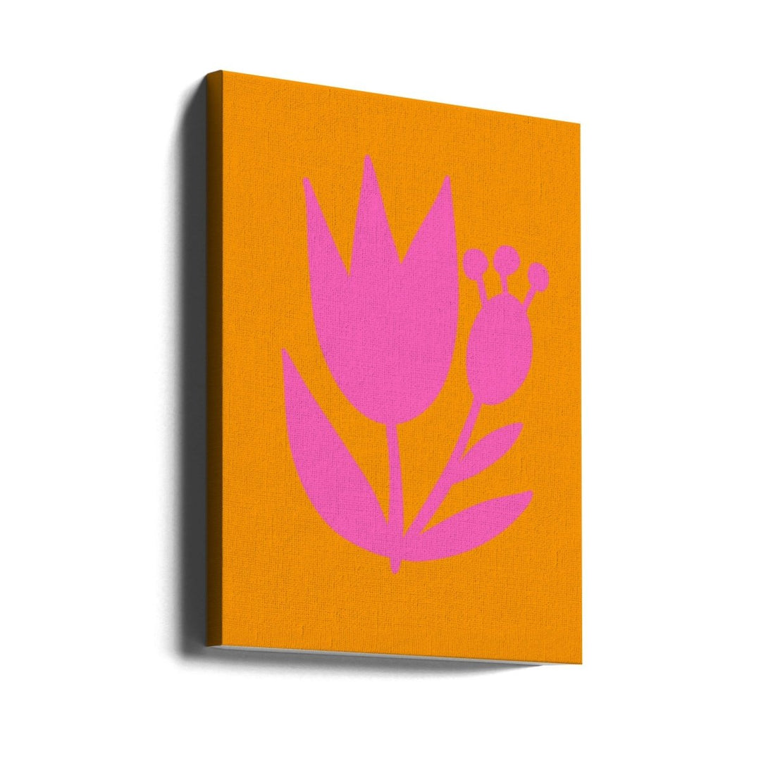 Graphic Floral IV - Stretched Canvas, Poster or Fine Art Print - I Heart Wall Art - Poster Print, Canvas Print or Framed Art Print