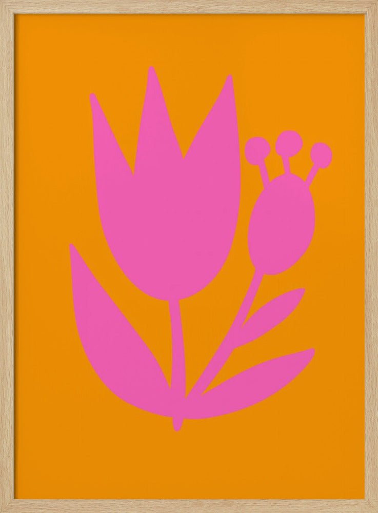 Graphic Floral IV - Stretched Canvas, Poster or Fine Art Print - I Heart Wall Art - Poster Print, Canvas Print or Framed Art Print