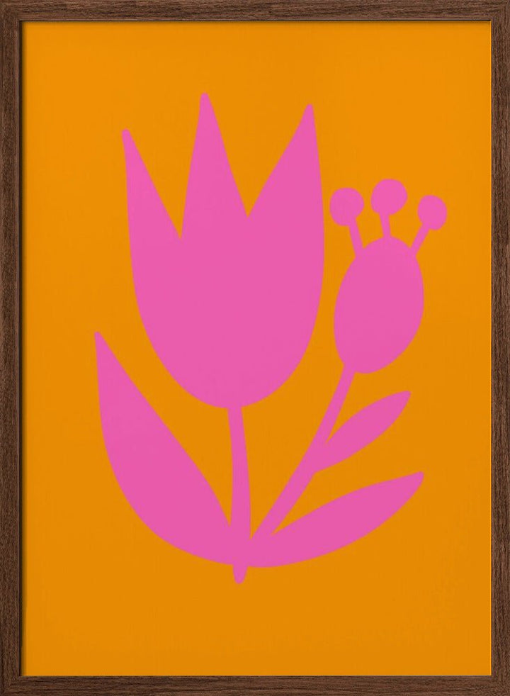 Graphic Floral IV - Stretched Canvas, Poster or Fine Art Print - I Heart Wall Art - Poster Print, Canvas Print or Framed Art Print