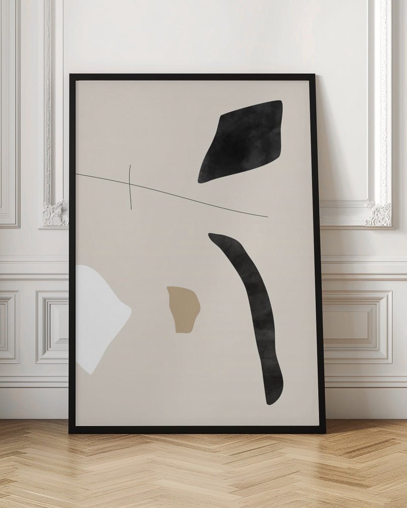 Graphic Shapes and Lines Poster - Stretched Canvas, Poster or Fine Art Print - I Heart Wall Art - Poster Print, Canvas Print or Framed Art Print