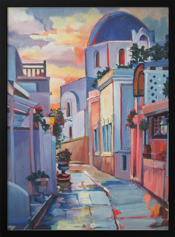 Greek Church - Stretched Canvas, Poster or Fine Art Print I Heart Wall Art