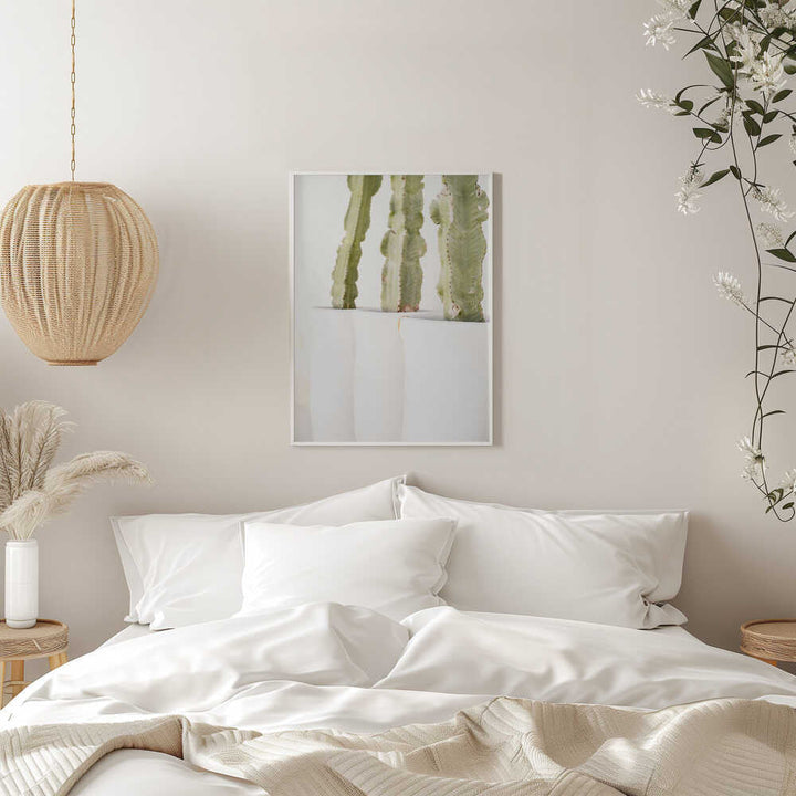 Green and White - Stretched Canvas, Poster or Fine Art Print - I Heart Wall Art - Poster Print, Canvas Print or Framed Art Print