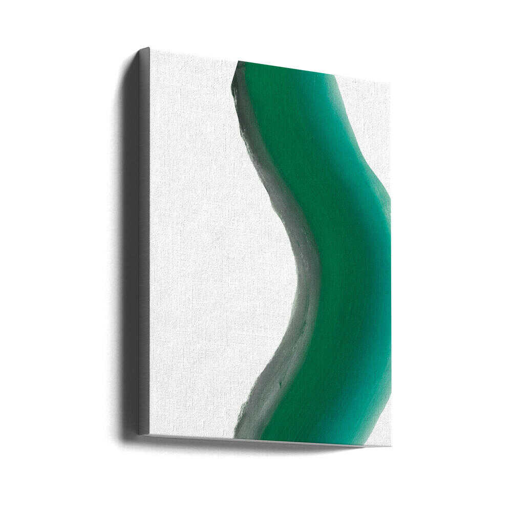 Green Fluid Abstract - Stretched Canvas, Poster or Fine Art Print - I Heart Wall Art - Poster Print, Canvas Print or Framed Art Print