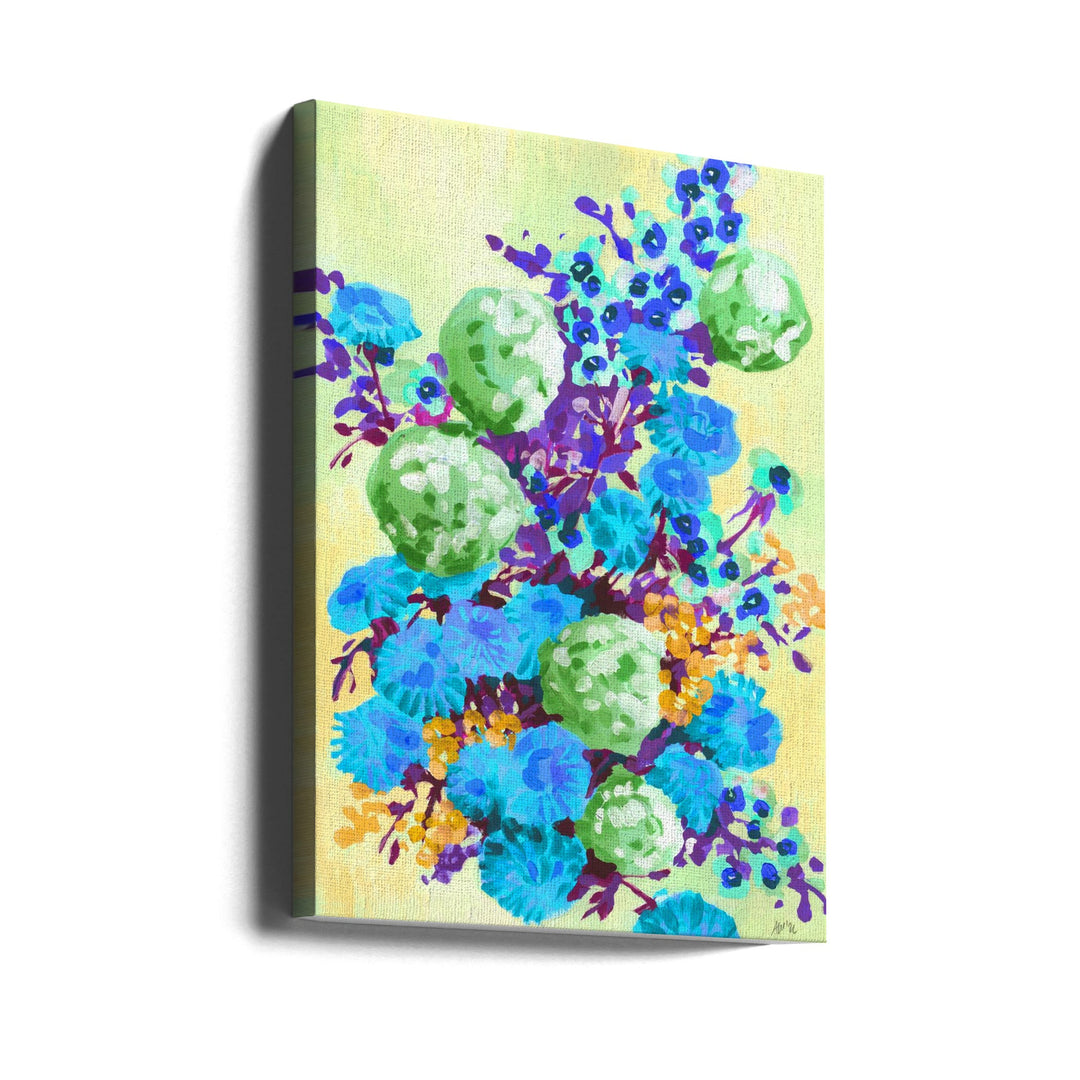 Green Hydrangea - Stretched Canvas, Poster or Fine Art Print I Heart Wall Art