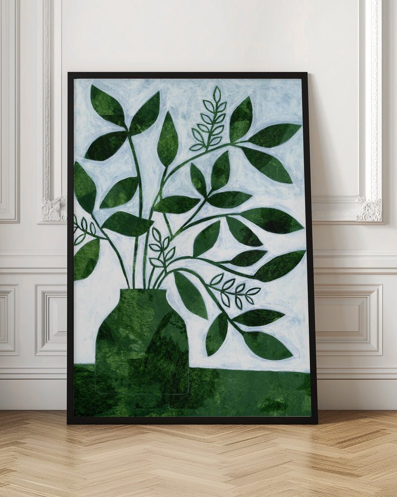 Green Leaves Still Leaves - Stretched Canvas, Poster or Fine Art Print - I Heart Wall Art - Poster Print, Canvas Print or Framed Art Print