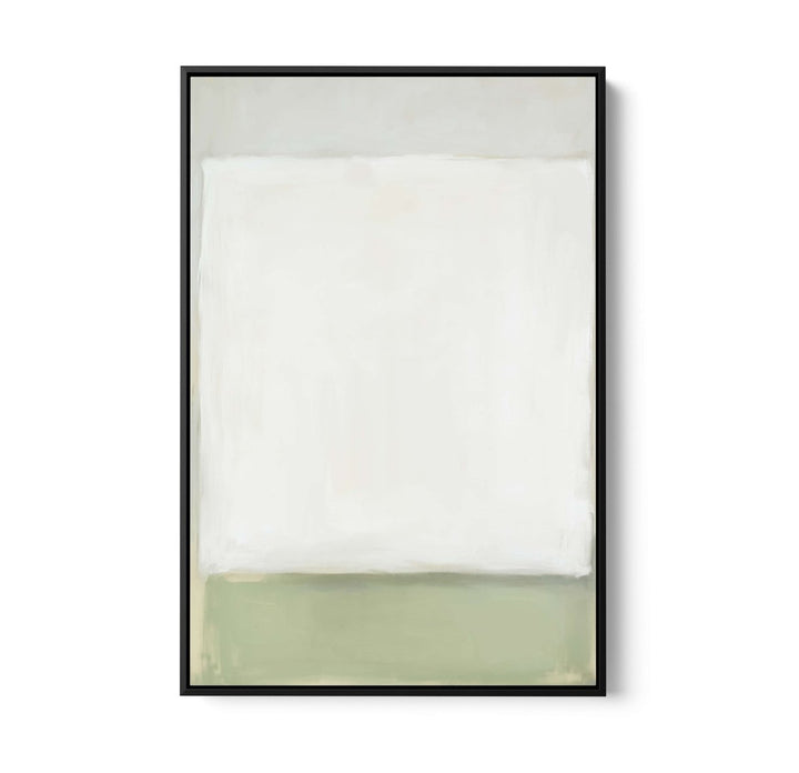 Greenfields Part One - Green Abstract Stretched Canvas, Poster or Fine Art Print - I Heart Wall Art - Poster Print, Canvas Print or Framed Art Print