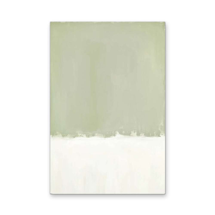 Greenfields Part Two - Green Abstract Stretched Canvas, Poster or Fine Art Print - I Heart Wall Art - Poster Print, Canvas Print or Framed Art Print