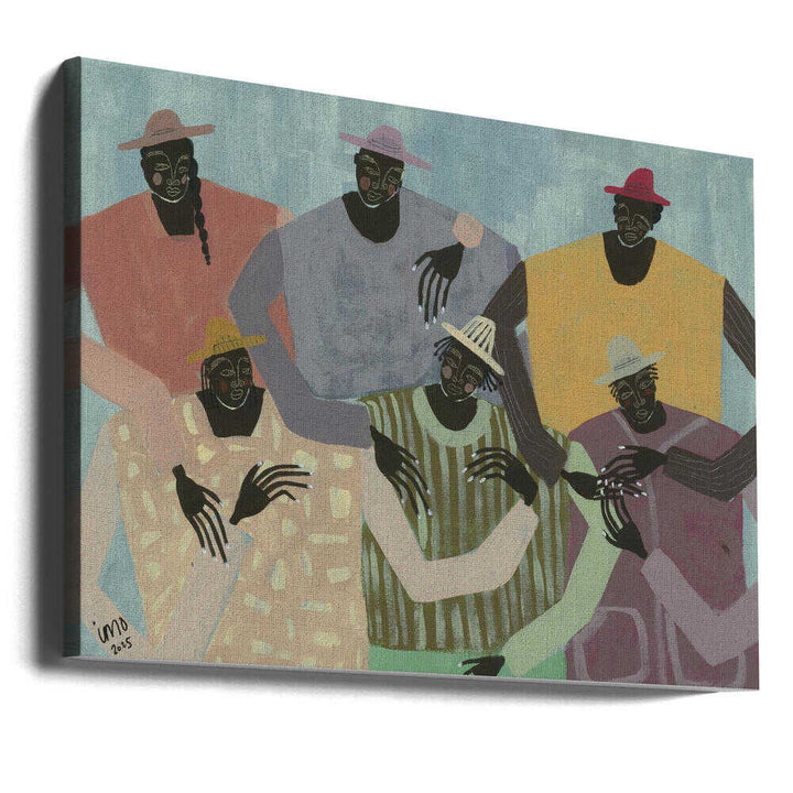 Group Chat - Stretched Canvas, Poster or Fine Art Print - I Heart Wall Art - Poster Print, Canvas Print or Framed Art Print
