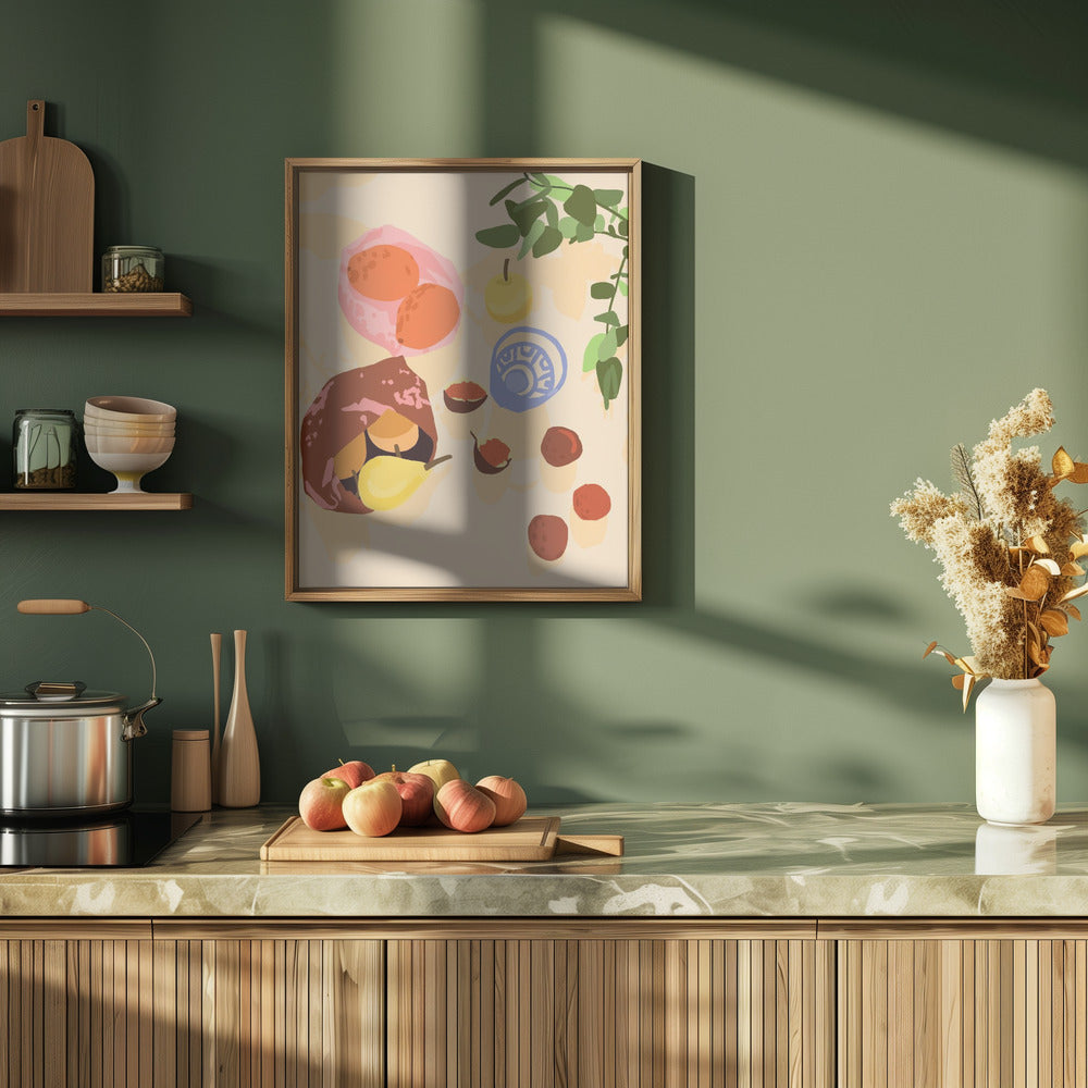 Guava Grove Gala - Stretched Canvas, Poster or Fine Art Print I Heart Wall Art