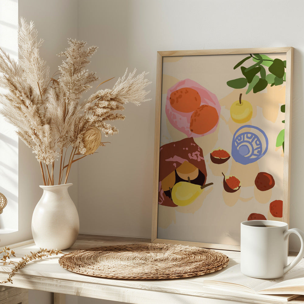 Guava Grove Gala - Stretched Canvas, Poster or Fine Art Print I Heart Wall Art