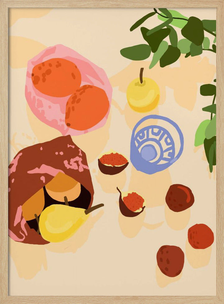 Guava Grove Gala - Stretched Canvas, Poster or Fine Art Print I Heart Wall Art